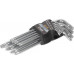 Набор ключей TORX КВТ КТ-9 (T10–T50) 79202