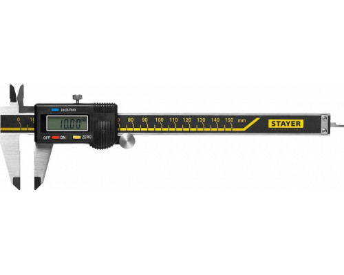 Штангенциркуль электронный STAYER PROFESSIONAL-150 Э, нержавеющая сталь, 150 мм, 34410-150