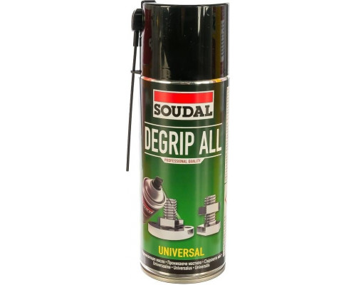 Смазка проникающая SOUDAL Degrip All 0,4 л разблокировочная 134156