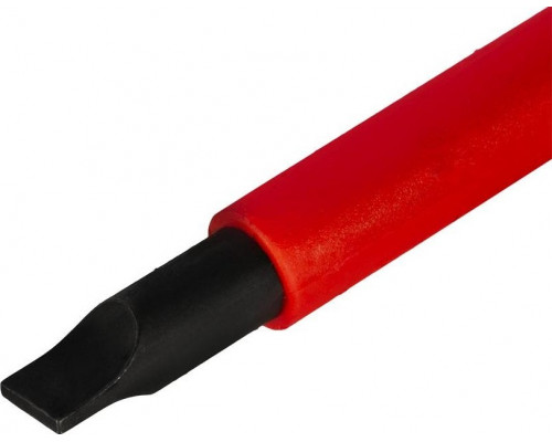 Отвертка диэлектрическая шлицевая Кобальт 646-461 ultra grip sl 6,5х150 мм cr-v, двухкомпонентная ру