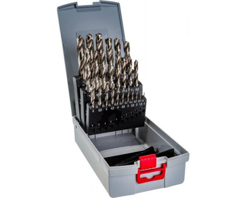 Набор сверл по металлу BOSCH Набор сверл HSS-TiN 19 шт ProBox D1-10 2608587015