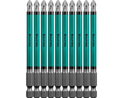 Бита для заворачивания KRAFTOOL Optimum Line PH2 100 мм, 10 шт. 26122-2-100-10