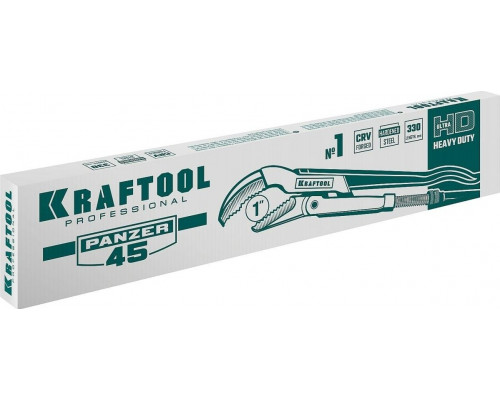 Ключ трубный KRAFTOOL PANZER-45 №1, изогнутые губки 2735-10_z02