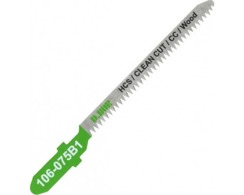 Пилки по дереву D.BOR 50/75*1,4 мм HCS / CLEAN CUT / CC Wood (T101AO/3171) (5 шт.) D-106-075B1-05