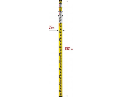 Рейка геодезическая KRAFTOOL GR 5 34730