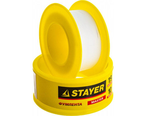 Фум лента STAYER MASTER плотность 0,25 г/см3, 0,075ммх19ммх10м 12360-19-025