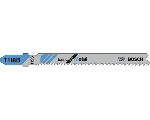 Пилки по металлу BOSCH T118В (5шт.) 2608631014