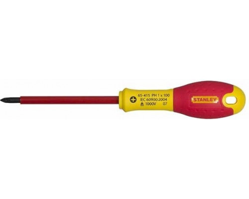 Отвертка крестовая STANLEY VDE FATMAX 0-65-415 PH1 х 100 мм 0-65-415