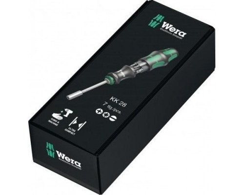 Набор бит с рукояткой-битодержателем WERA Kraftform Kompakt 28 SB WE-073240 WE-073240