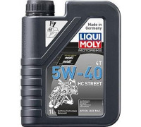 Масло для мотоциклов LIQUI MOLY SAE 5W40 Motorbike 4T HC Street 1 л 20750 синтетическое 20750