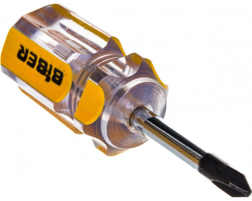 Отвертка крестовая Biber Стандарт 85589 PH 2х38мм (бочка) тов-079499