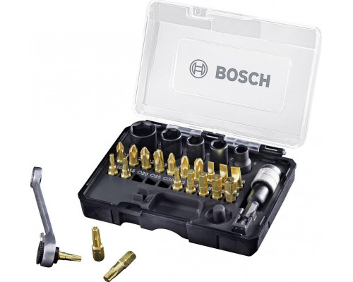 Набор бит BOSCH из 27 шт. GOLD IXO SDB-set 2607017459