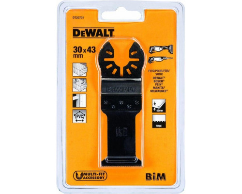 Пильное полотно DeWALT 43х30 мм DT20701-QZ DT20701-QZ