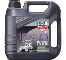 Масло для квадроциклов LIQUI MOLY SAE 10W40 ATV 4T Motoroil Offroad 4 л 7541 синтетическое 3014/7541