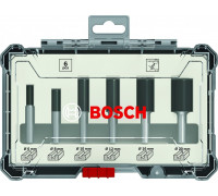 Набор фрез по дереву BOSCH 6 НМ-ФРЕЗ SET 6 мм-ХВ 2607017465