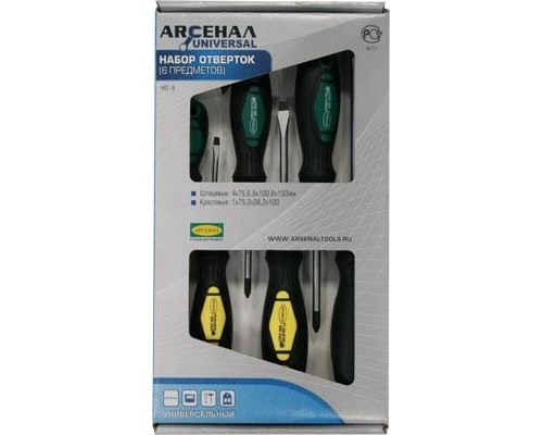 Набор отверток АРСЕНАЛ НО-6 39100