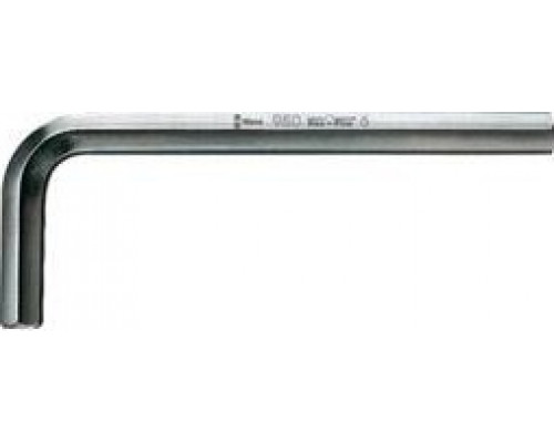 Ключ шестигранный WERA L-образный хромированный 950 SW 2.0 мм WE-021010