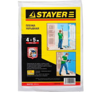Защитная пленка STAYER PROFESSIONAL укрывочная, ldpe, 30 мкм, 4х5 м 12253-04-05