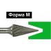 Бор-фреза по металлу D.BOR форма M конус DC 12.0*25/70 хв. 6 мм D-RB-DC-M-12-070-6
