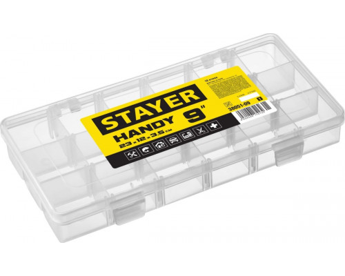 Органайзер STAYER HANDY-9 пластиковый, 38051-09_z01