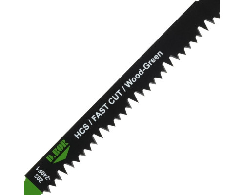 Полотна для сабельных пил D.BOR 220/240*5 мм HCS / FAST CUT / Wood-Green по дереву (s1531l) (2 шт.) D-203-240F1-02