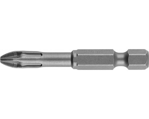 Бита для заворачивания KRAFTOOL X-DRIVE PZ2 торсионные кованые, обточенные, 50мм, 10шт. 26123-2-50-10