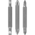 Бита для заворачивания двусторон. BOSCH PH1, PZ1, S 0,6x4,5; PH2, PZ2, мм (уп.3шт) 2607001745