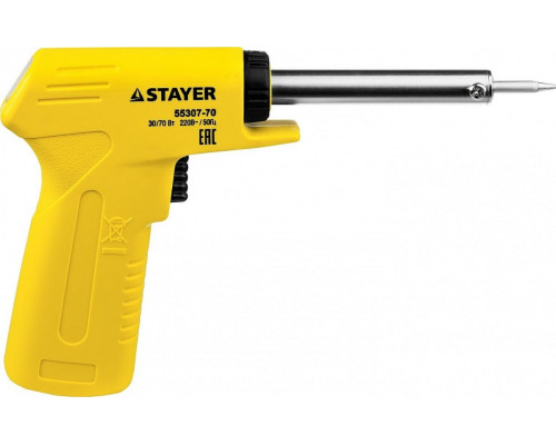 Электропаяльник STAYER MAXTerm с пистолетной рукояткой 55307-70