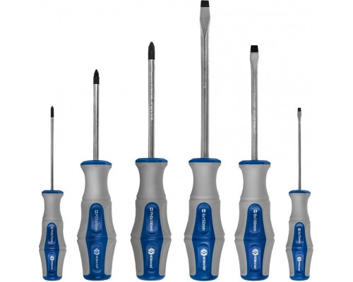 Набор отверток Кобальт 646-652 ultra grip cr-v (6 шт.)