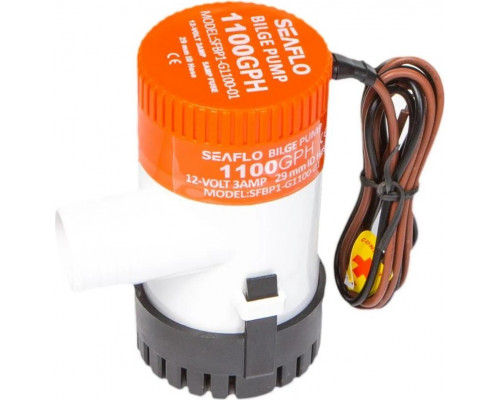 Помпа водооткачивающая трюмная SEAFLO SFBP1-G1100-01, 12V, 1100 галлон/час, патрубок 29 мм
