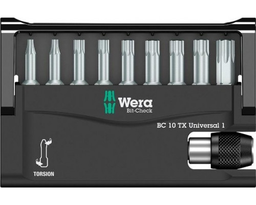 Набор насадок WERA Bit-Check 8167-9 WE-056164 WE-056164