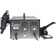 Паяльная станция LUKEY 902 фен + антистатический паяльник 12-0045-4
