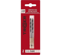 Сверло по металлу TRIGGER 73425 с шестигр. хвостовиком р6м5 2,5мм (2шт.) тов-147789
