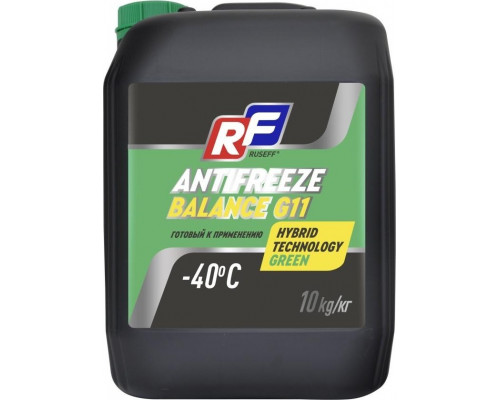 Антифриз RUSEFF BALANCE G11 зеленый 10 л 17464N 17464N