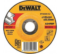 Шлифовальный круг по металлу DeWALT 180х6x22.2 мм тип 27 A24RBF DT42520-QZ INDUSTRIAL DT42520-QZ