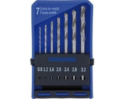 Набор сверл по металлу DREMEL 628 HSS 0,8-3 мм, 7 шт. 2615062832