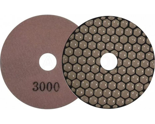 Алмазная тарелка на липучке DIAM АГШК 100*2,0 №3000 Extra Line (сухая) 000525