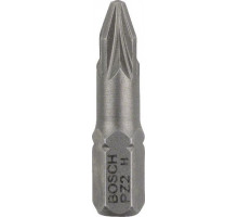 Бита для заворачивания BOSCH Extra Hard 25 мм PZ2 100шт 2607001561