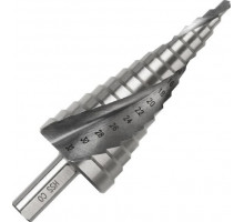 Сверло ступенчатое по металлу D.BOR HSS-Co 4-32х2/102 мм SPIRAL D-SDSP-CO5-04-32-10