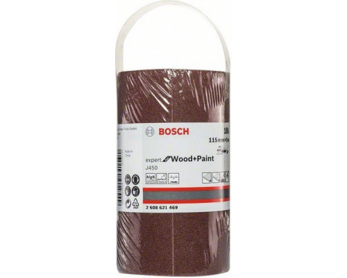 Лента-рулон BOSCH 115 мм G180 J450 Expert for Wood and Paint (рул.5м.) 2608621469