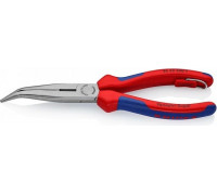 Круглогубцы с плоскими губками и режущими кромками KNIPEX 2622200T 200 мм со страховочным креплением KN-2622200T