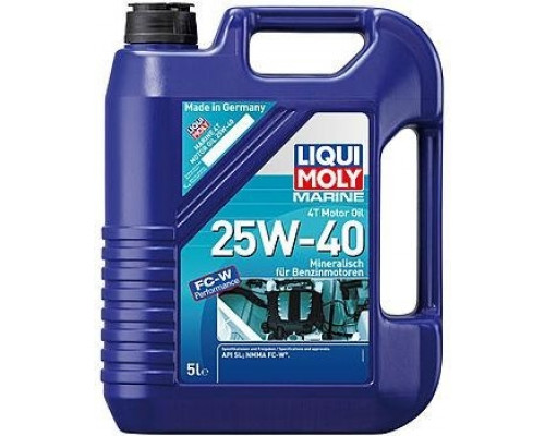 Масло моторное LIQUI MOLY SAE 25W40 Marine 4T Motor Oil 5 л 25027 25027