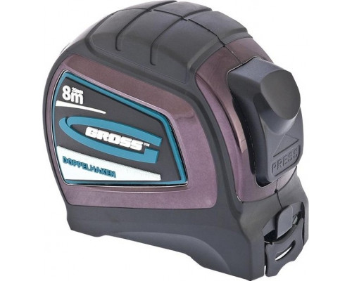 Рулетка GROSS Doppelhaken 8.0 м 31125