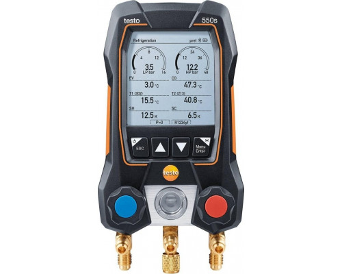 Цифровой манометрический коллектор Testo 550s комплект 1 в кейсе 0564 5501