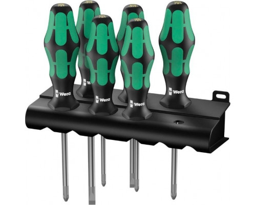 Набор отверток WERA Kraftform Plus Серия 300 335/350/355/6 SATZ 6TLG. WE-105622 WE-105622