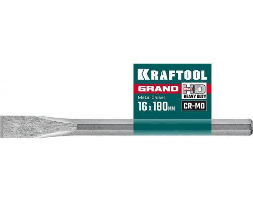 Зубило KRAFTOOL Grand слесарное по металлу, 16х180 мм 2103-16