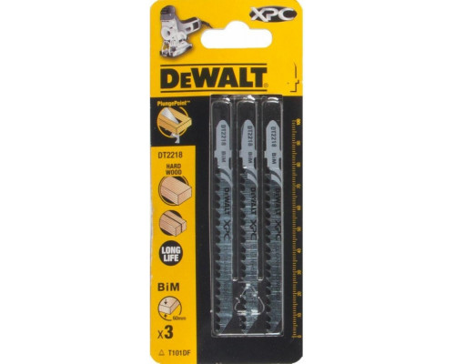 Пилки по дереву DeWALT XPC T101DF 100х75х4.0х60мм (3 шт) DT2218-QZ DT2218-QZ