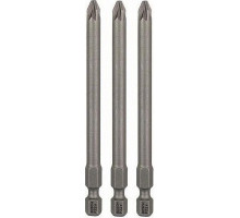 Бита для заворачивания BOSCH РZ2 х 90 мм Extra Hart (3шт) 2607001583