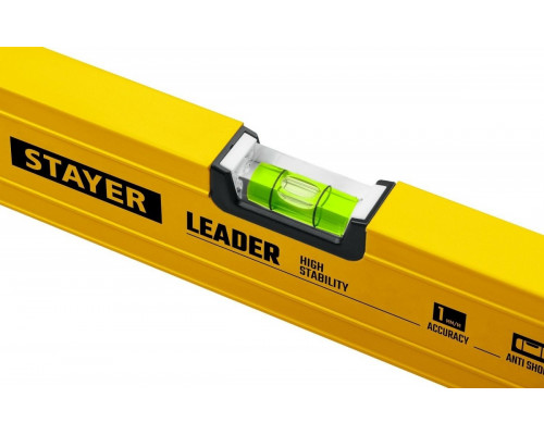 Уровень строительный STAYER LEADER фрезерованный 400 мм 3466-040