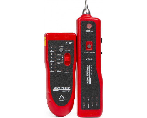 Тестер КВТ LAN кабельный KT 801 PROLINE с тон-генератором 86213